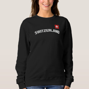 Sudadera Suiza Bandera Orgullo Suizo País Internacional