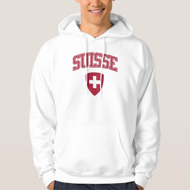 Sudadera Suiza + Escudo de armas (Anverso)