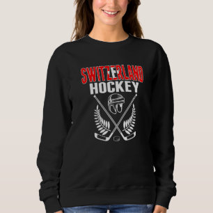Sudadera Suiza Hockey sobre Hielo Equipo de Hockey Suizo