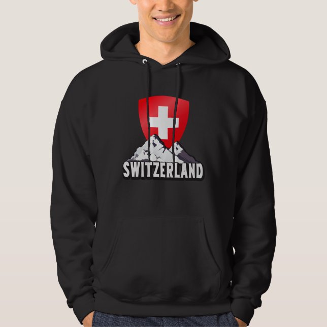 Sudadera Suiza Sede De Las Montañas Helvetia Suiza (Anverso)