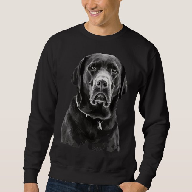 Sudadera Sultry Black Labrador (Anverso)