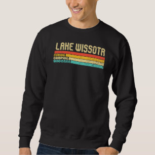 Sudadera Sumario de pesca divertida en el lago Wissota Wisc