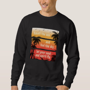 Sudadera Summer Beach Vacation Surf Guay Sea Sun Divertido