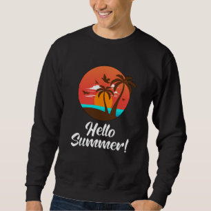 Sudadera Summer Beach Vacation Surf Sea Guay Sun Divertido