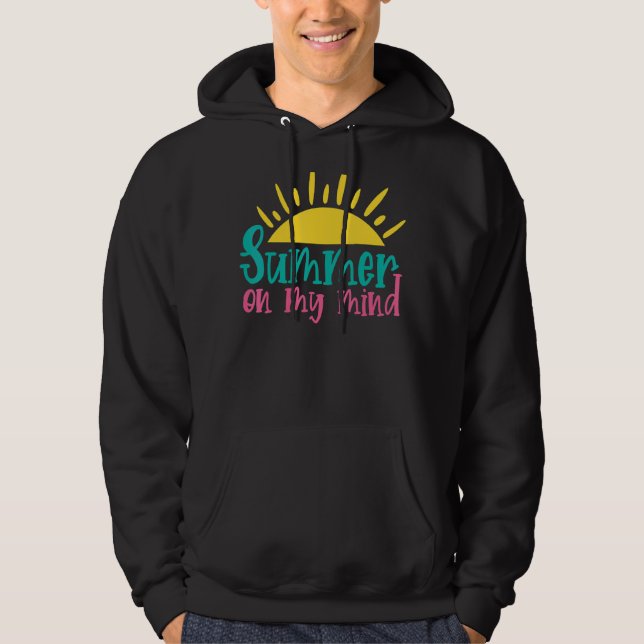 Sudadera Summer On My Mind Hello Summer Vacation Sun (Anverso)