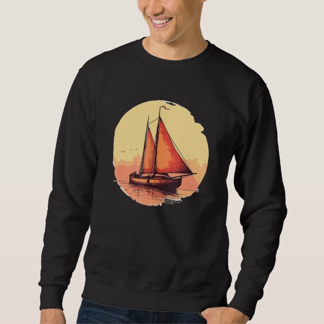 Sudadera Summer Sailboat Vacation Boat Owner (Anverso)