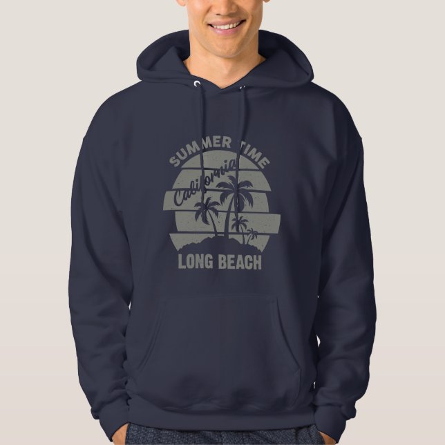 Sudadera Summer Time California Long Beach Hoodie (Anverso)