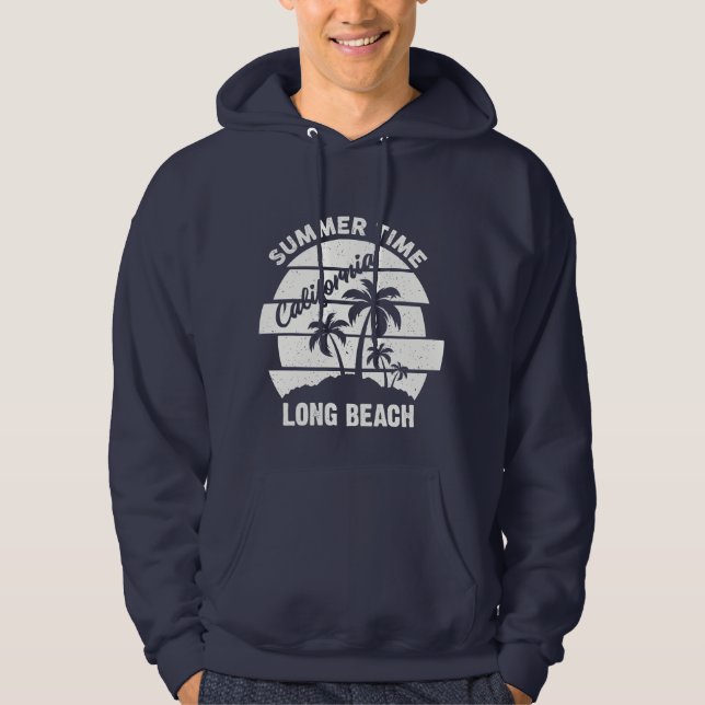 Sudadera Summer Time California Long Beach Hoodie (Anverso)
