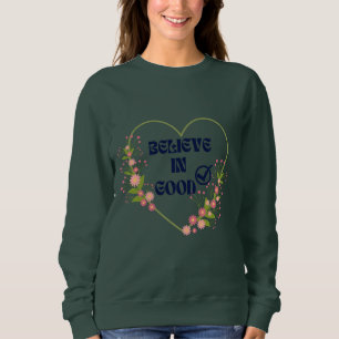 Sudadera Summer Unisex Floral Heart Quote B I G Ropa