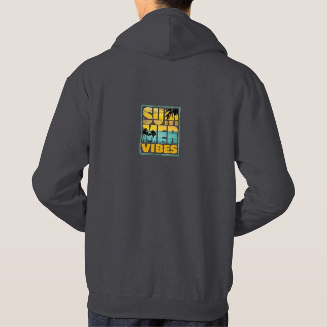 Sudadera Summer Vibes T-Shirt - Retro Beach Graphic Tee (Reverso)