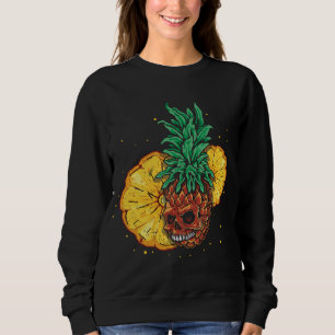 Sudadera Sun Beach 2022 Skeleton Piña Fruta Tropical S