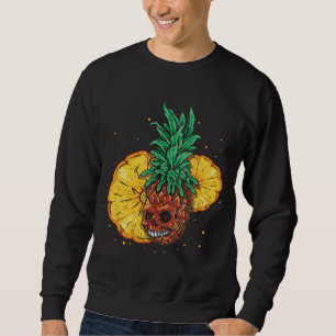 Sudadera Sun Beach 2022 Skeleton Piña Fruta Tropical S