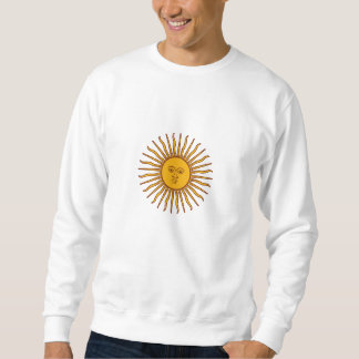 Sudadera Sun de oro de la camiseta de la bandera de mayo la