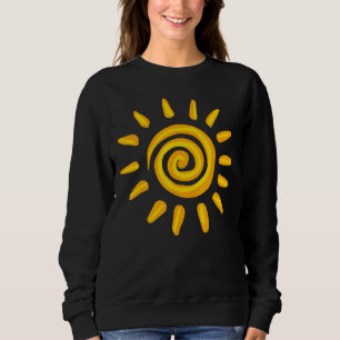 Sudadera Sun Hello Summer Vacation Sunshine Retro Sun Graph