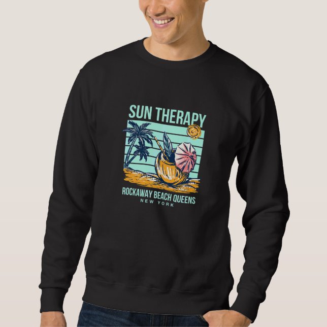 Sudadera Sun Therapy Rockaway Beach Queens Summer New York (Anverso)