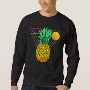 Sudadera Sun Vaporwave Piña Fruta exótica Tropical Summ