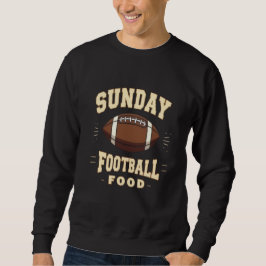 Sudadera Sunday Football Food Vintage Sweatshirt