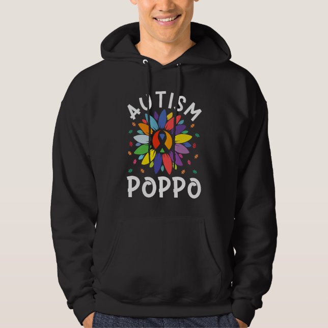 Sudadera Sunflower Autism Awareness Day Matching Family Aut (Anverso)