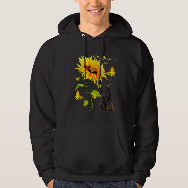 Sudadera Sunflower Doberman Pinscher (Anverso)