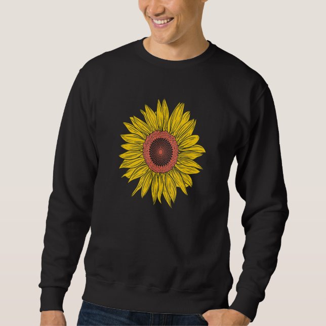 Sudadera Sunflower Garden Plant Nature Sun (Anverso)