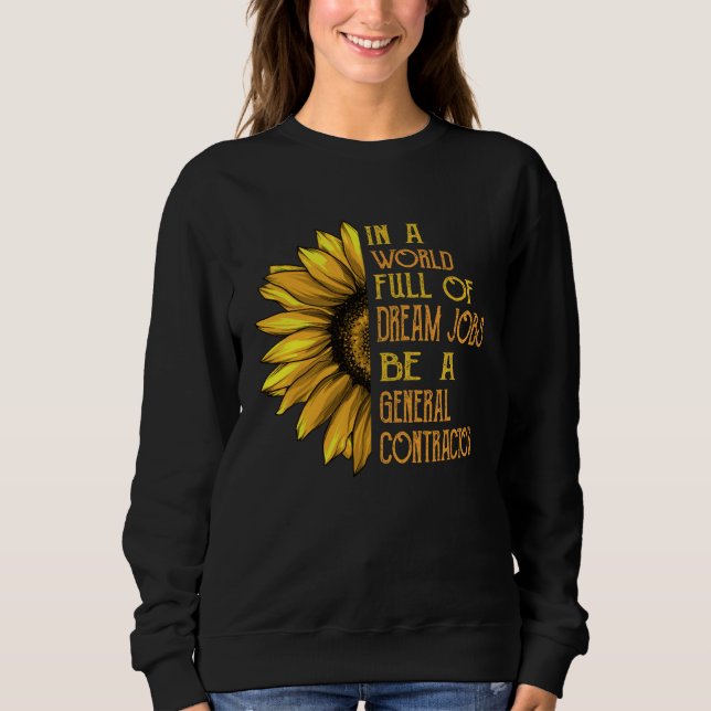 Sudadera Sunflower  General Contractor (Anverso)