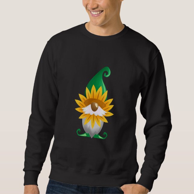 Sudadera Sunflower Gnome Bloom Garden Farmhouse Hippie Styl (Anverso)