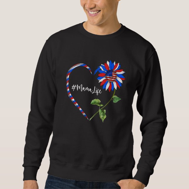 Sudadera Sunflower Heart American Mama Life (Anverso)