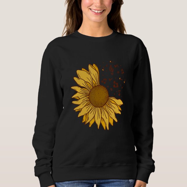 Sudadera Sunflower Hope Positive Music Flowers Sunflowers (Anverso)