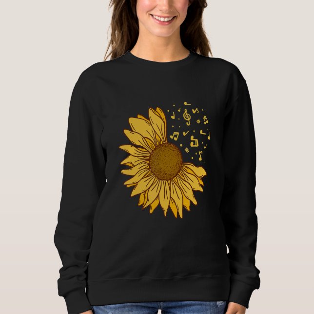 Sudadera Sunflower Hope Positive Music Flowers Sunflowers 1 (Anverso)