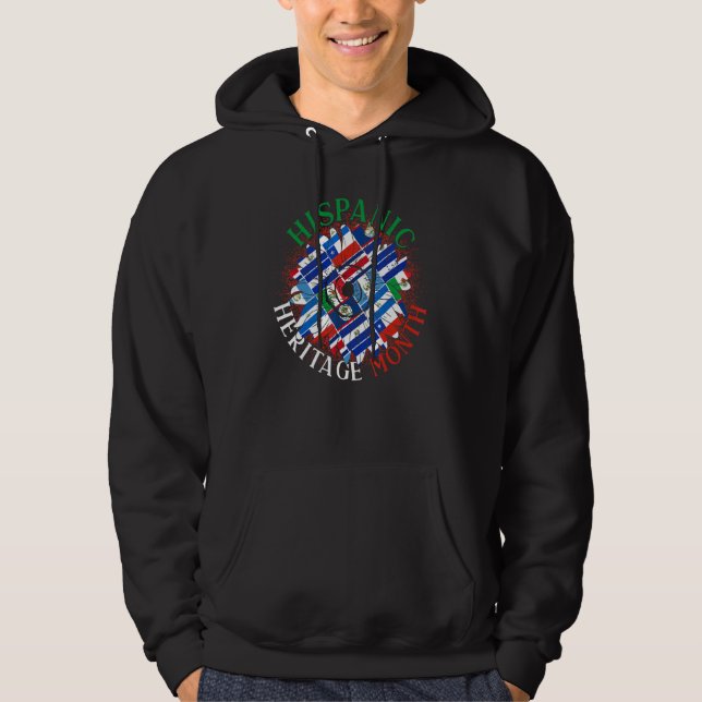 Sudadera Sunflower Latino Pride Hispanic Heritage Month (Anverso)