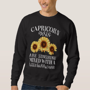 Sudadera Sunflower Sunshine Capricorn Zodiac Graphic