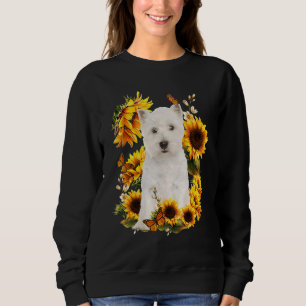 Sudadera Sunflower West Highland Perro blanco papá papá pad