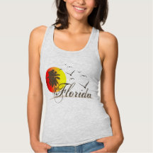 Sunny Florida Beach Sunset Seagulls