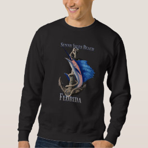 Sudadera Sunny Isles Beach Florida pez espada Marlin Ocean 