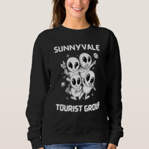 Sudadera Sunnyvale Nativo Orgullo Alien Funny Turista Estat