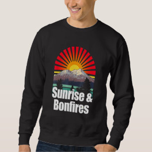 Sudadera Sunrise Bonfire Camper Tropical Camp Sunny Hiker