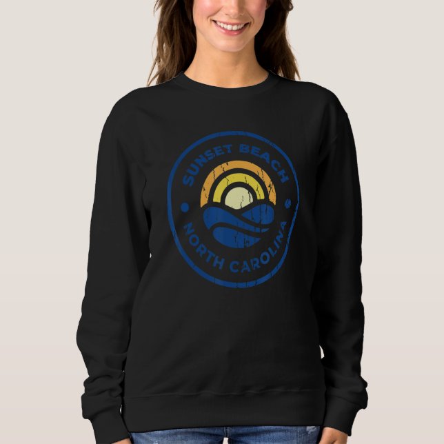 Sudadera Sunset Beach  NC Summertime Vacationing Sunrise Ci (Anverso)