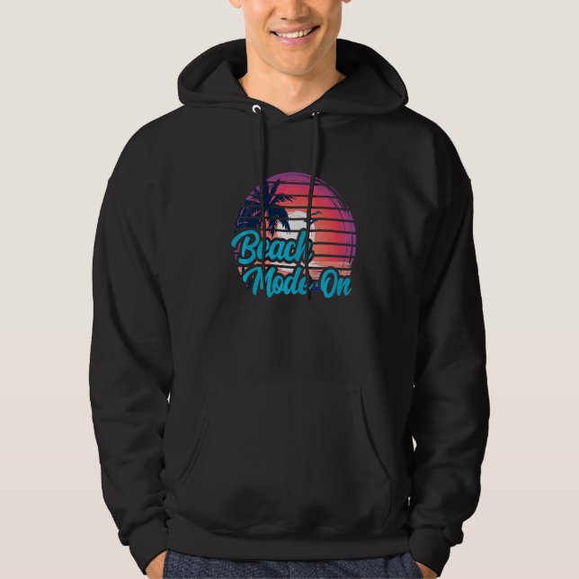 Sudadera Sunset Beach Palm Tree Modo De Verano En La Vacaci (Anverso)