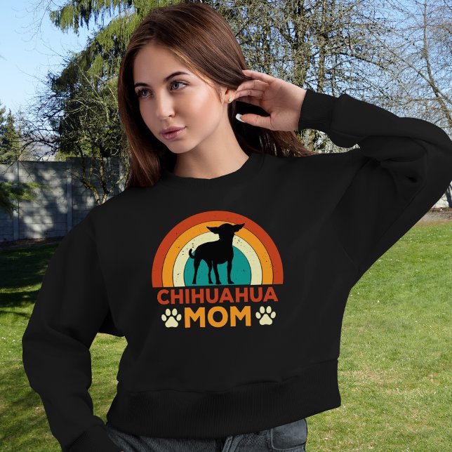 Sudadera Sunset de la madre del perro de Chihuahua (Subido por el creador)