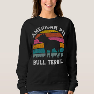 Sudadera Sunset de Perro Terrier Bull Pit de Estados Unidos