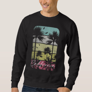 Sudadera Sunset de surf de surf en la playa Retro Vintage d
