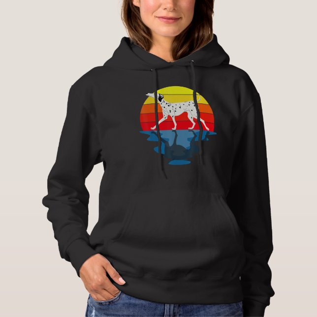 Sudadera Sunset Dog Dalmatian (Anverso)