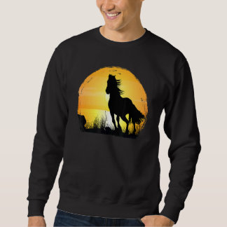 Sudadera Sunset Horse Breed Silhouette Arabian