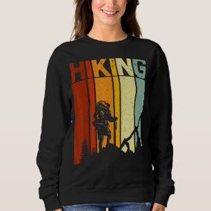 Sudadera Sunset Retro Vintage Nature Senderismo