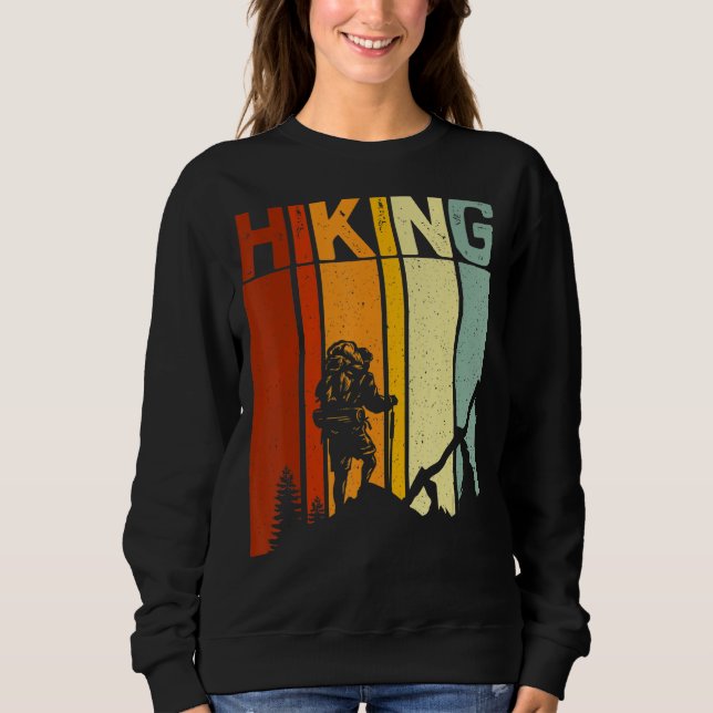 Sudadera Sunset Retro Vintage Nature Senderismo (Anverso)