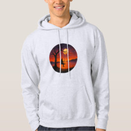 Sudadera Sunset Silhouette Swing Art Adult Hoodie