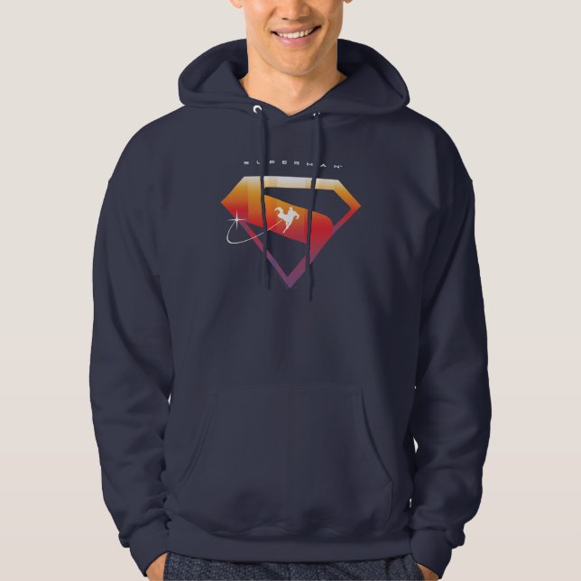 Sudadera Sunset Soar Superman Shield (Anverso)