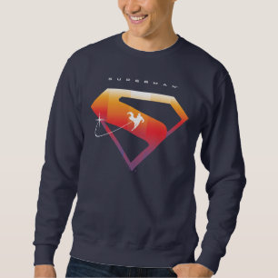 Sudadera Sunset Soar Superman Shield