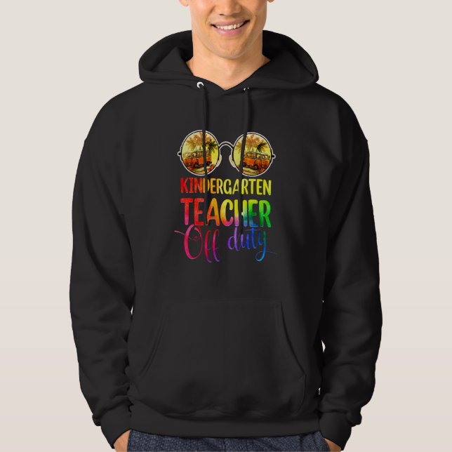 Sudadera Sunset Summer Kindergarten Profesor Off Duty Sungl (Anverso)
