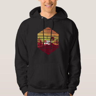 Sudadera Sunset Trees Wildlife Nature Wildlife Retro Salvaj